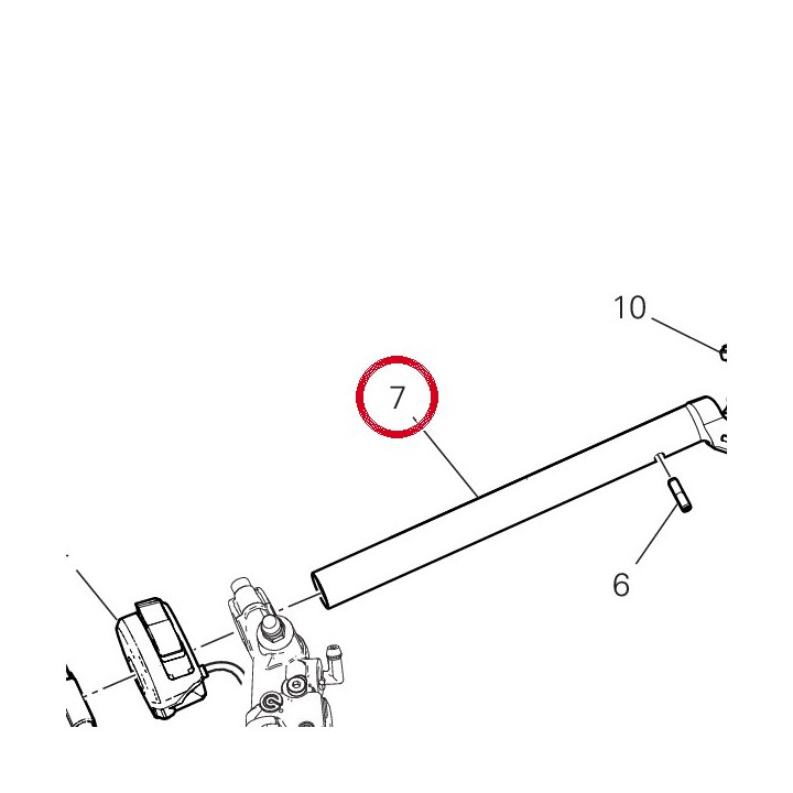 Bracelet guidon droit — réf. 36016672AA | Ducati Store