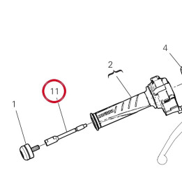 Tige contrepoids 15310501AA — réf. 15310501AA | Ducati Store