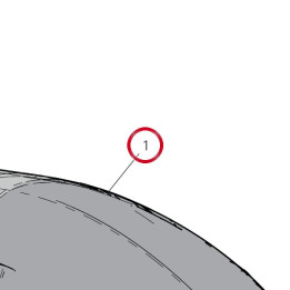 Garde-Boue avant 56310061AA — réf. 56310061AA | Ducati Store