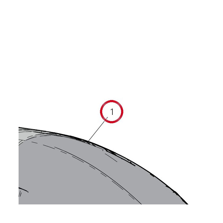 Garde-Boue avant 56310061AA — réf. 56310061AA | Ducati Store
