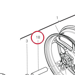 Entretoise 7131G441A — réf. 7131G441A | Ducati Store