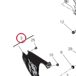 Stgr fianchetto codone inf — réf. 482P7511AC | Ducati Store