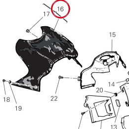 Cover batteria 480PH671AC — réf. 480PH671AC | Ducati Store