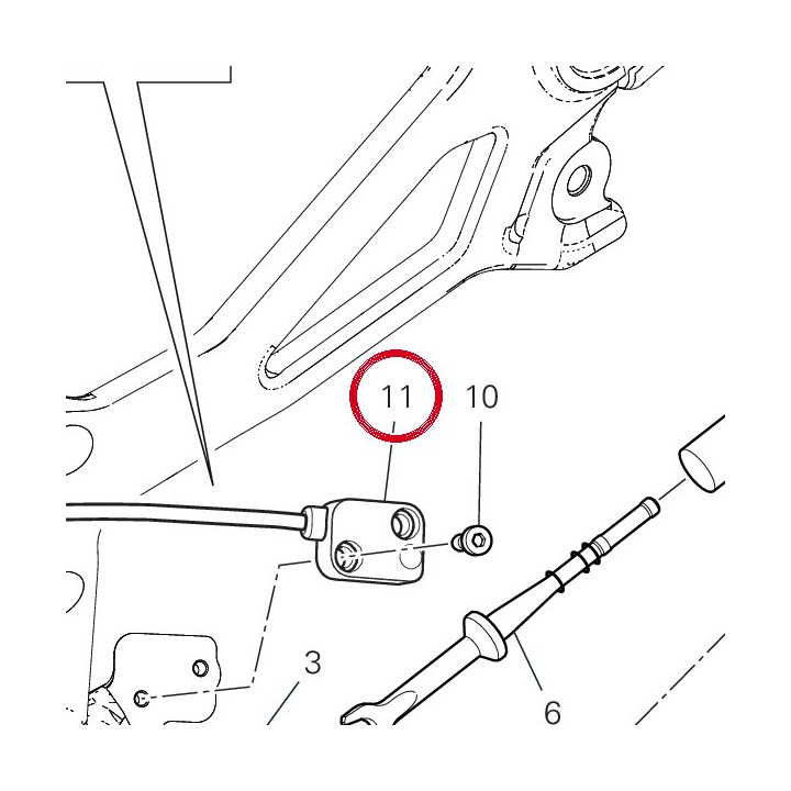 Interrupteur béquille — réf. 53940601A | Ducati Store