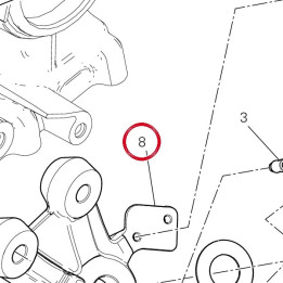 Plaque 55611122AA — réf. 55611122AA | Ducati Store