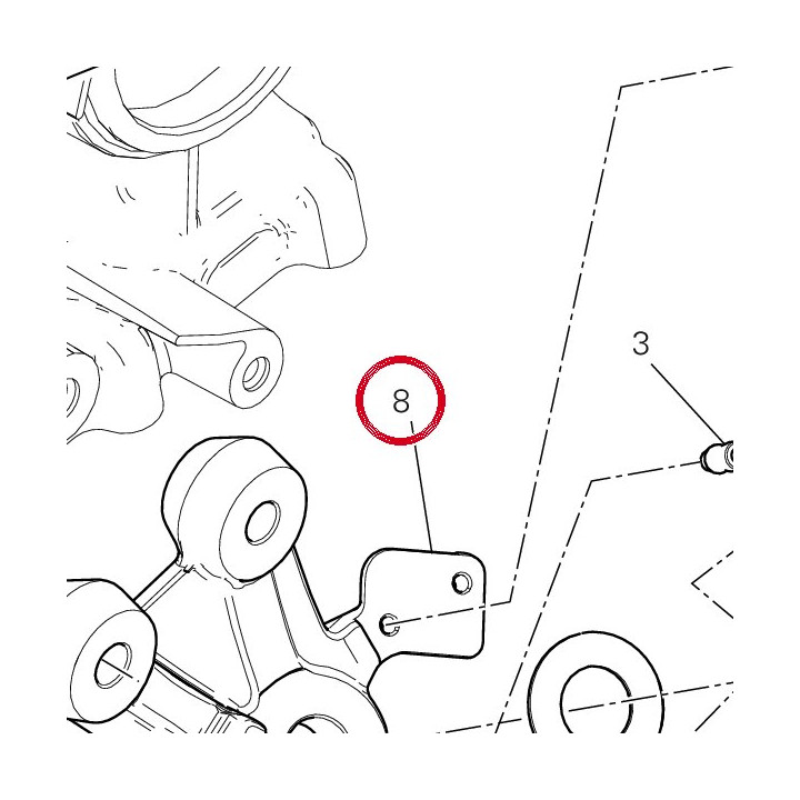 Plaque 55611122AA — réf. 55611122AA | Ducati Store