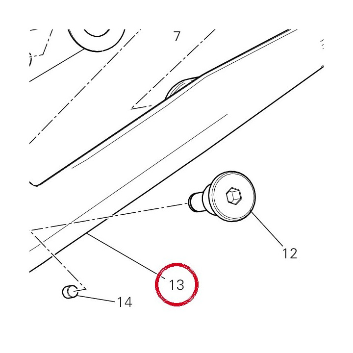 Béquille laterale — réf. 55611132AA | Ducati Store