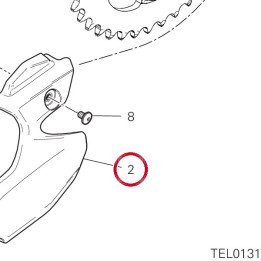 Coperchietto catena — réf. 46015062A | Ducati Store