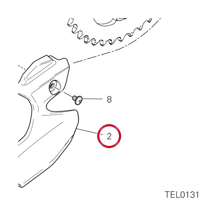 Coperchietto catena — réf. 46015062A | Ducati Store