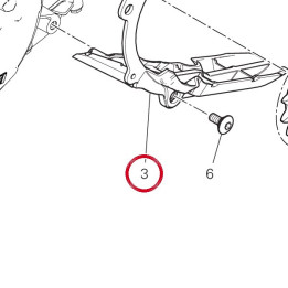 Bavette Garde-Boue chaîne — réf. 46015792B | Ducati Store