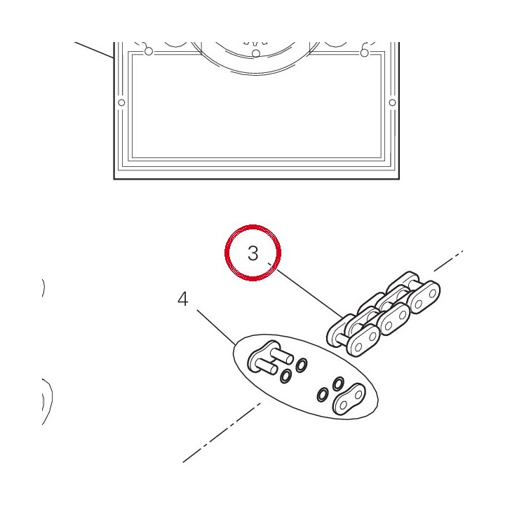 105+1 Chaîne ouverte — réf. 67640962A | Ducati Store