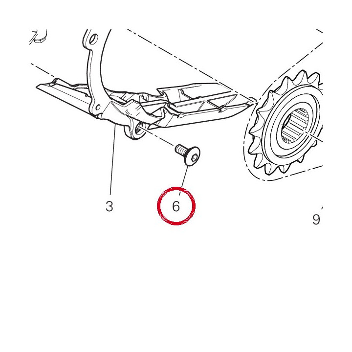Vis tceif M6X18 10,9 — réf. 77140663C | Ducati Store