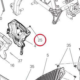 Vis tbeif M5X8 77240243C — réf. 77240243C | Ducati Store