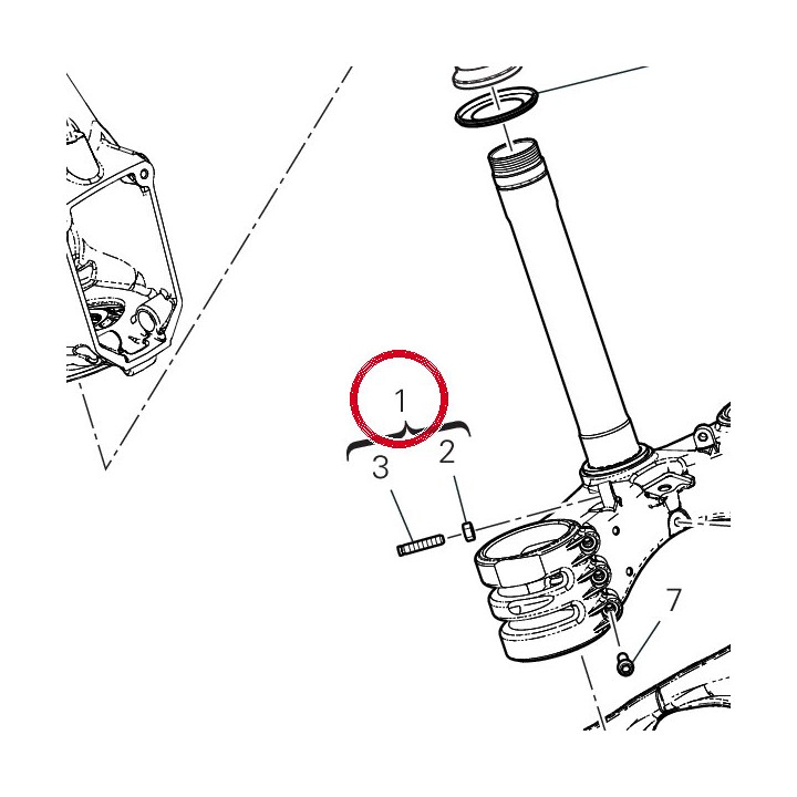 Base di sterzo 342P0691AA — réf. 342P0691AA | Ducati Store