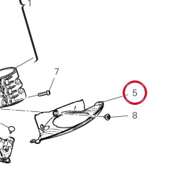 Bavette Garde-Boue avant — réf. 4601H752AA | Ducati Store