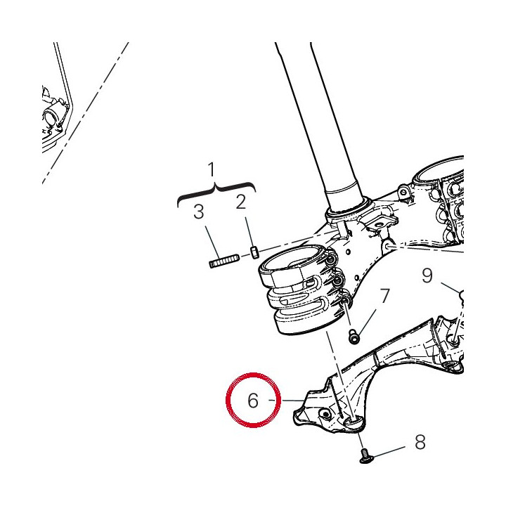 Bavette Garde-Boue arrière — réf. 4601H761AA | Ducati Store