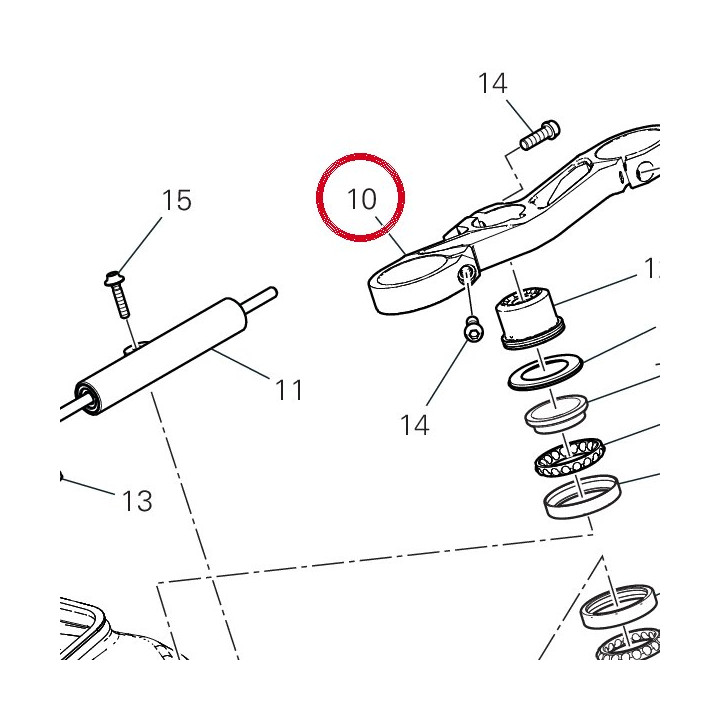 Tête de direction — réf. 34111251AA | Ducati Store