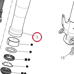 Tube porteur 34914171A — réf. 34914171A | Ducati Store