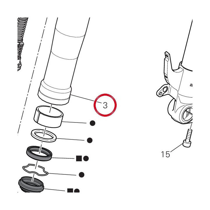 Tube porteur 34914171A — réf. 34914171A | Ducati Store