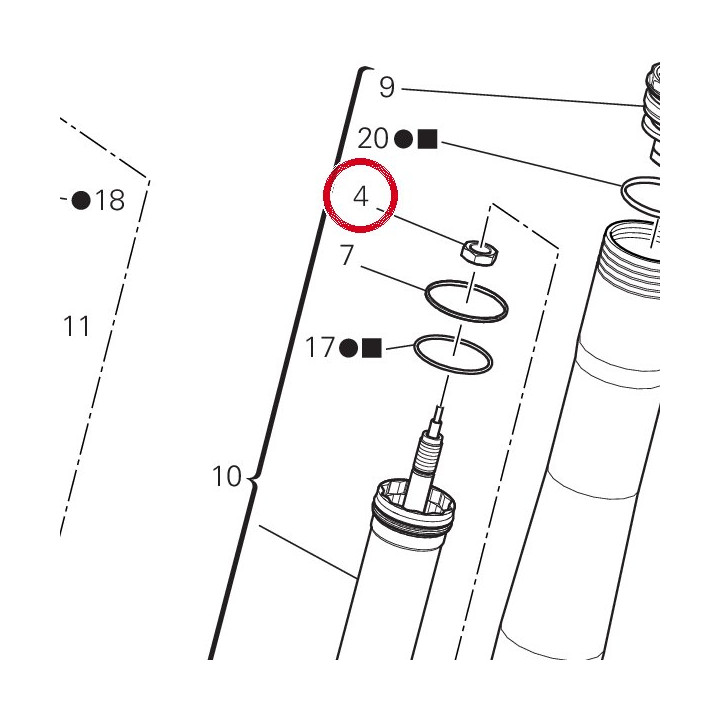 Ecrou 34914221A — réf. 34914221A | Ducati Store