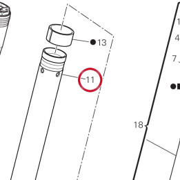 Unité pied de forche + — réf. 34914071A | Ducati Store