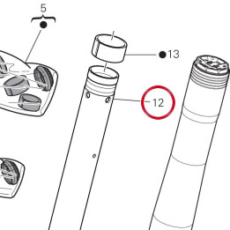 Unité pied de forche + — réf. 34914081A | Ducati Store