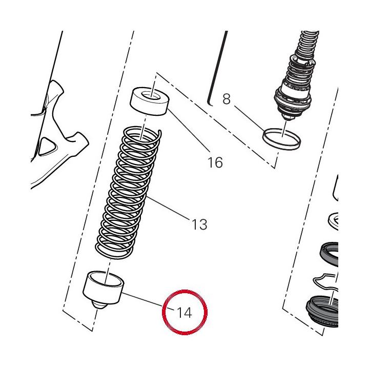 Entretoise 34914141A — réf. 34914141A | Ducati Store
