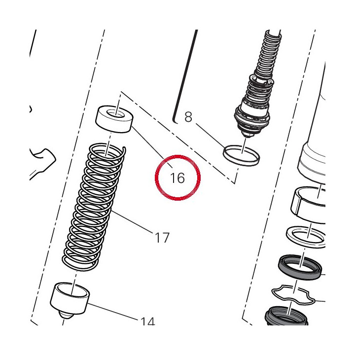 Entretoise 34914161A — réf. 34914161A | Ducati Store