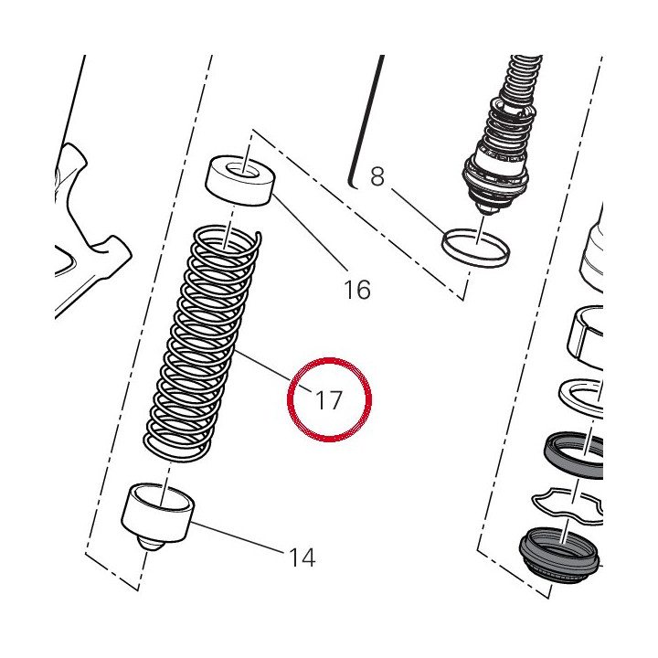 Ressort 34914151A — réf. 34914151A | Ducati Store