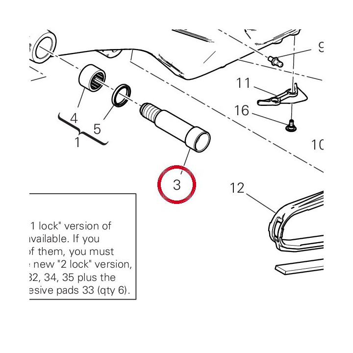 Axe fourche ar. gauche — réf. 36911302AA | Ducati Store