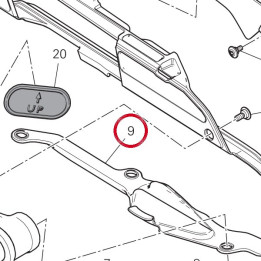 Patin chaîne inférieure — réf. 44710901A | Ducati Store