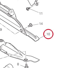 Patin chaîne supérieure — réf. 44710891A | Ducati Store