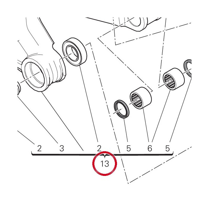 Bras oscillant arrière — réf. 37020451AA | Ducati Store