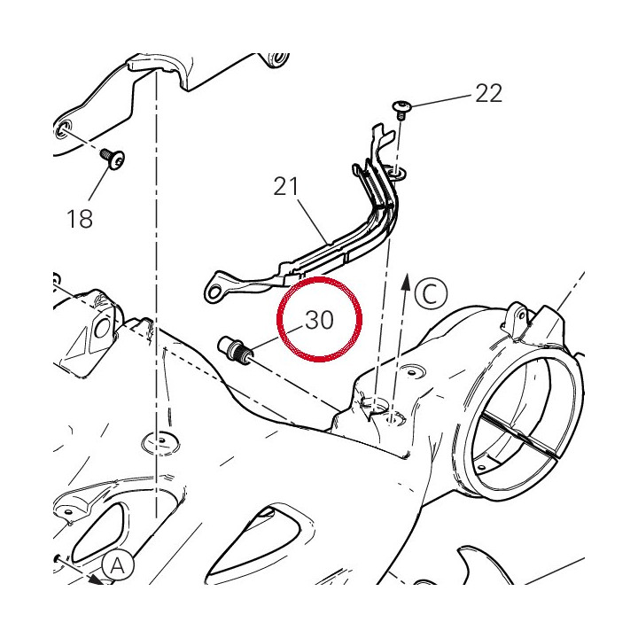 Goupille 83210031E — réf. 83210031E | Ducati Store