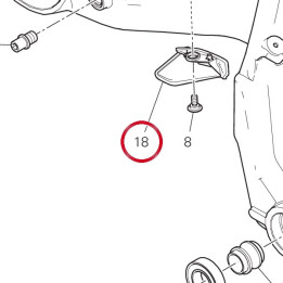 Bavette Garde-Boue — réf. 46014982A | Ducati Store