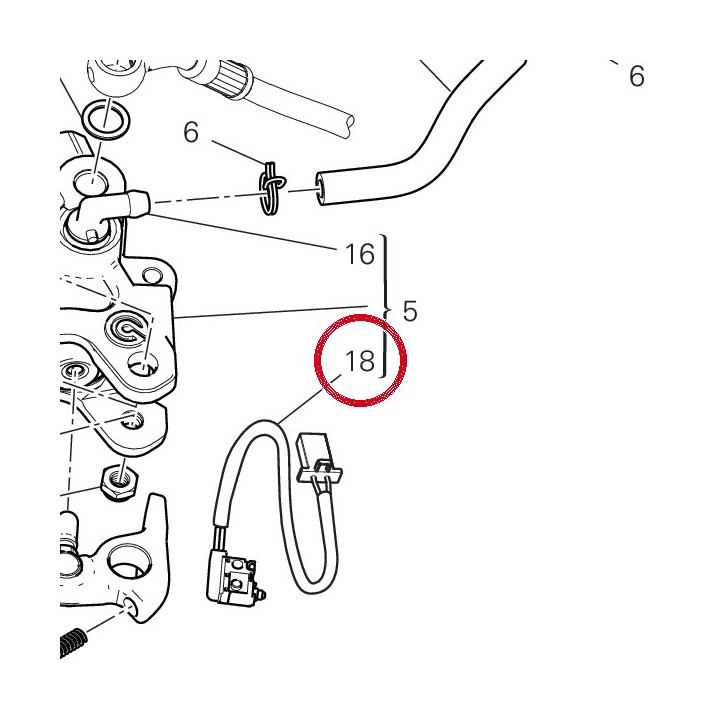 Micro-Interrupteur 53941012A — réf. 53941012A | Ducati Store