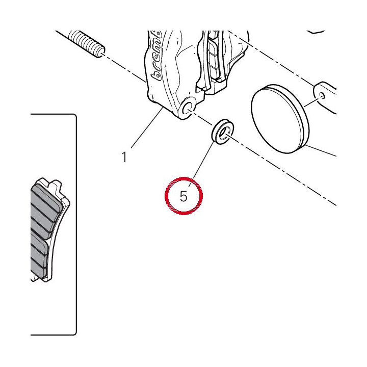 Entretoise 71313641A — réf. 71313641A | Ducati Store