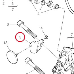 Plaquette droite 82715811AA — réf. 82715811AA | Ducati Store