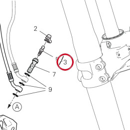 Étrier frein avant gauche — réf. 61041491C | Ducati Store