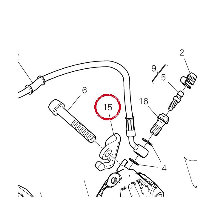Plaquette gauche 82715801AA — réf. 82715801AA | Ducati Store