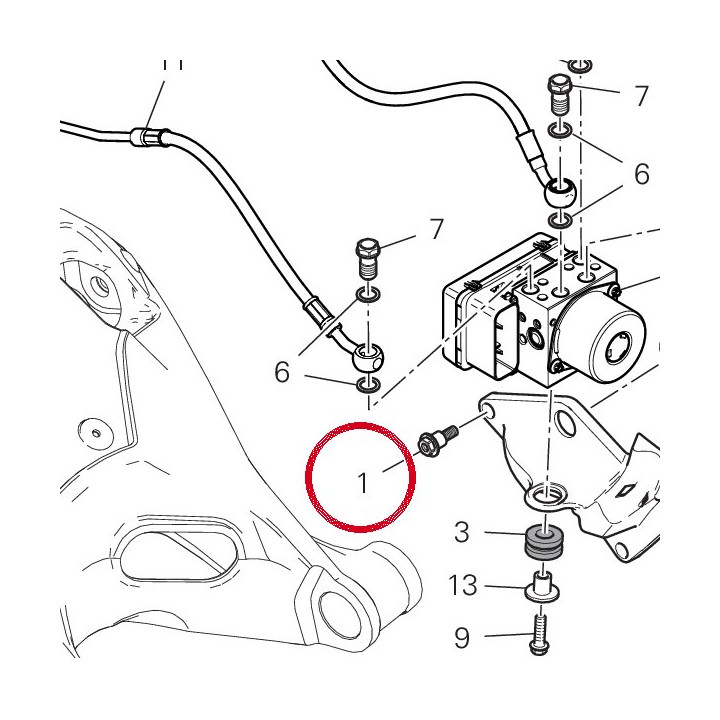 Vis special 77917291AA — réf. 77917291AA | Ducati Store