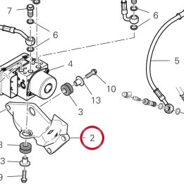 Support Abs 8291B801A — réf. 8291B801A | Ducati Store