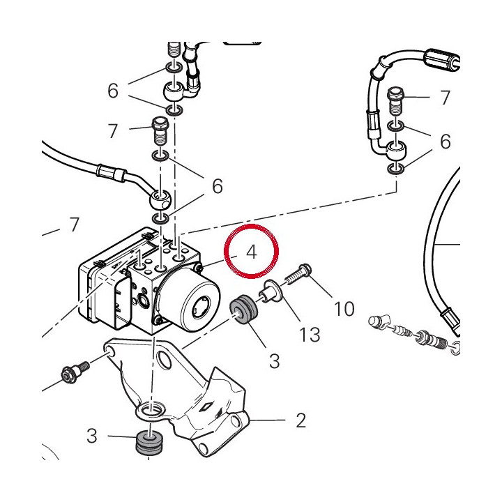 Centrale Abs 54240951B — réf. 54240951B | Ducati Store