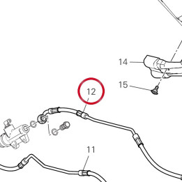Durite maître cylindre — réf. 61911511A | Ducati Store
