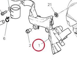Passe-Tube Abs 75811522A — réf. 75811522A | Ducati Store