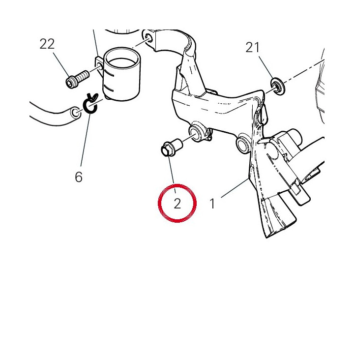 Écrou, special 75012031AA — réf. 75012031AA | Ducati Store