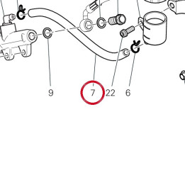 Tuyau 93310681A — réf. 93310681A | Ducati Store