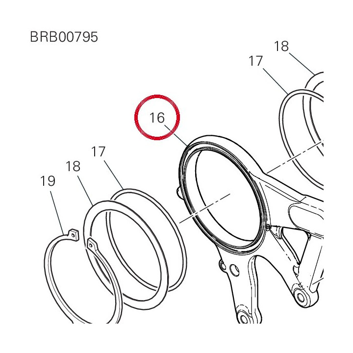 Plaque Porte-Pince Abs — réf. 82510441A | Ducati Store