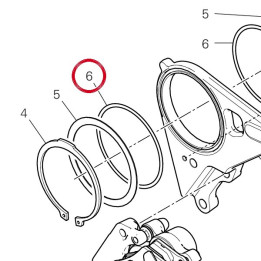 Joint torique 89.5X3 — réf. 88641241A | Ducati Store