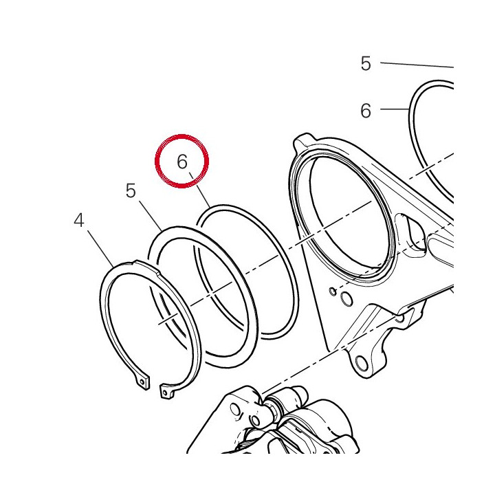 Joint torique 89.5X3 — réf. 88641241A | Ducati Store